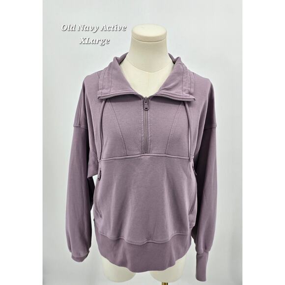 Old Navy Active Dynamic Fleece Half-Zip Hoodie - XLarge - Picture 1 of 5